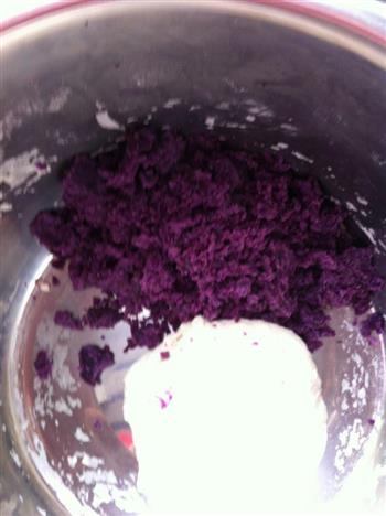 花样紫薯馒头的做法图解8