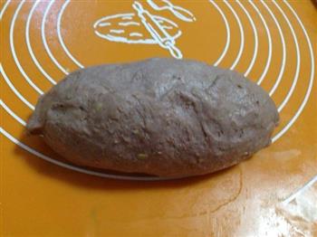 紫薯豌豆黄面包的做法步骤6