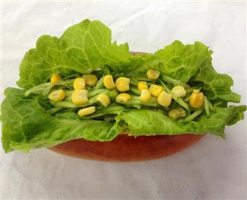玉米沙拉三明治的做法步骤6