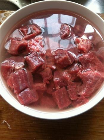 番茄牛肉的做法步骤2