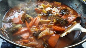 韩式泡菜锅的做法步骤6