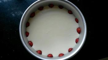 冻芝士草莓慕斯蛋糕的做法步骤8