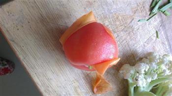 番茄菜花的做法步骤3