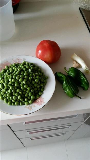 茄汁豌豆下饭菜的做法步骤1