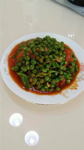 茄汁豌豆下饭菜的做法步骤10