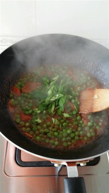 茄汁豌豆下饭菜的做法步骤9