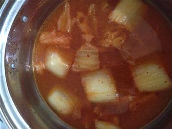 韩式辣白菜锅的做法步骤4
