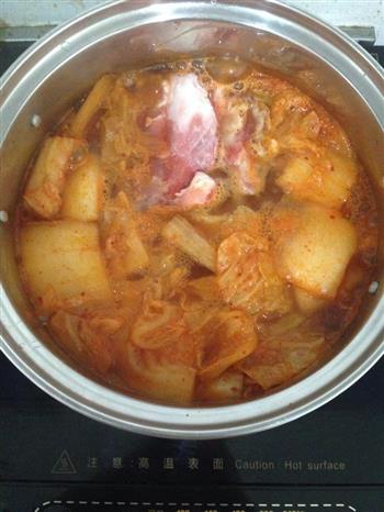 韩式辣白菜锅的做法步骤8