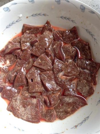 补血油菜猪肝汤的做法步骤1