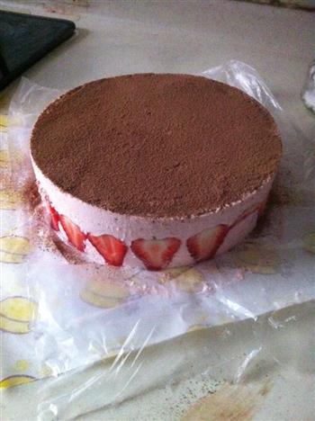 草莓慕斯蛋糕的做法图解13