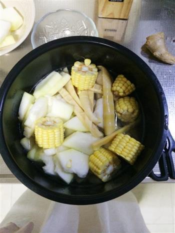 冬瓜玉米排骨汤-压力锅版的做法步骤6