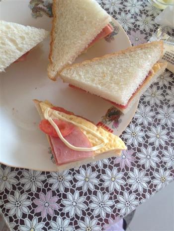 早餐三明治的做法步骤7