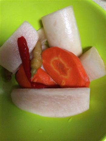 贵州酸萝卜炒肉的做法步骤1