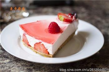 鲜草莓芝士蛋糕的做法步骤10