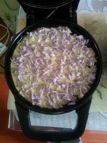 电饼铛-香煎紫藤花饼的做法步骤3