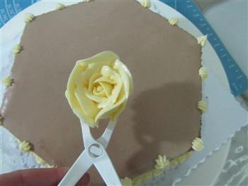 玫瑰花摩卡慕斯蛋糕的做法步骤39