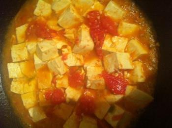 西红柿烧豆腐的做法步骤2