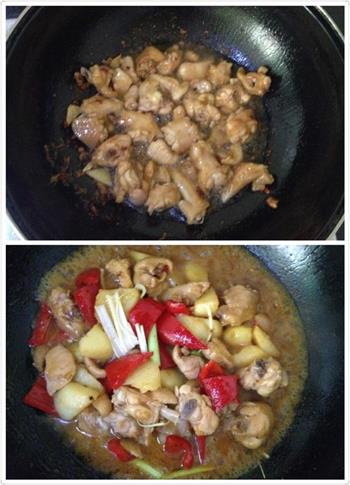 咖喱土豆焖鸡的做法步骤4