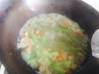 黄瓜鸡蛋汤的做法步骤6