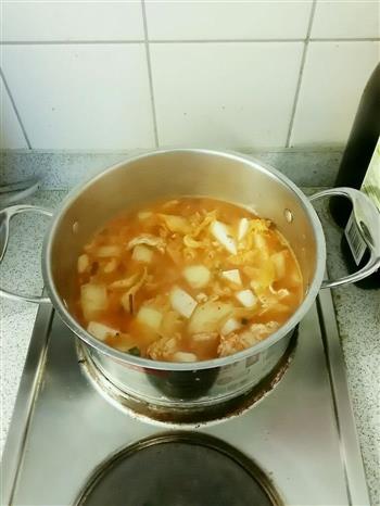 韩国泡菜年糕锅的做法步骤2