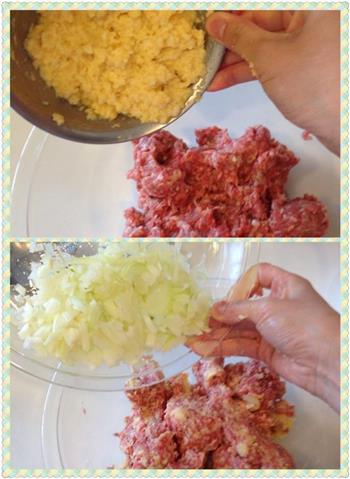 日式肉饼的做法步骤5