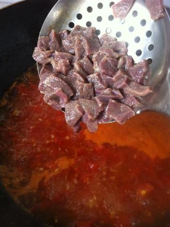 番茄猪肝汤的做法步骤9