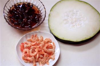 羊肚菌虾米冬瓜汤的做法图解1