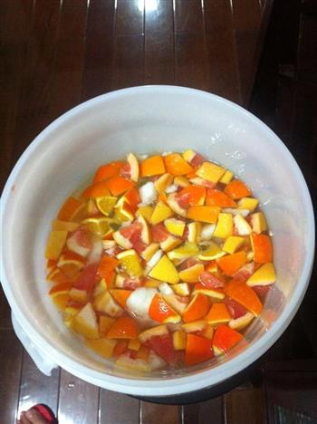 西柚橙子水果酵素的做法步骤3