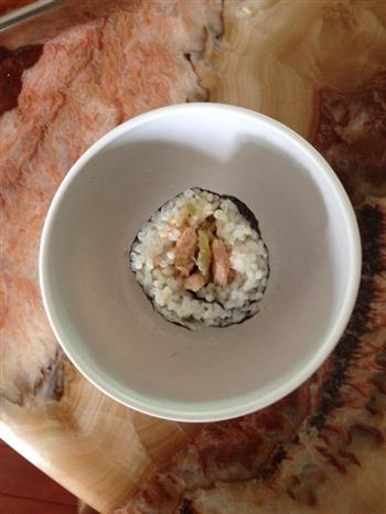 轻食更健康系列-吞拿鱼日式饭团&紫菜包饭的做法步骤4