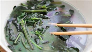 女人不能少不了深绿色蔬菜-小米辣拌紫背天葵的做法图解2