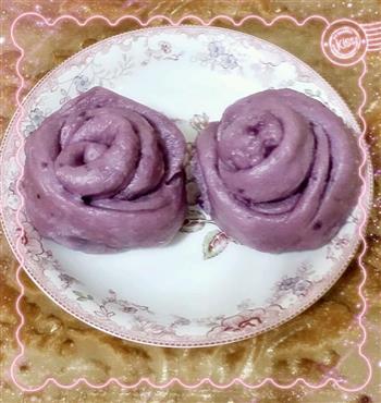 紫薯花卷的做法步骤6