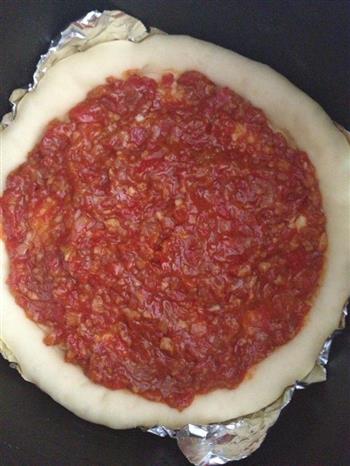 传统意式鸡肉披萨的做法步骤10