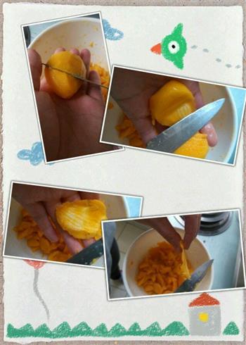 芒果酱-两分钟微波炉做果酱的做法步骤2