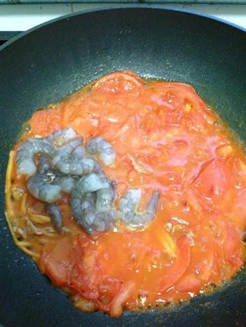 虾仁 番茄蛋花汤的做法步骤2