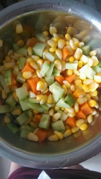 彩色玉米烙的做法步骤1