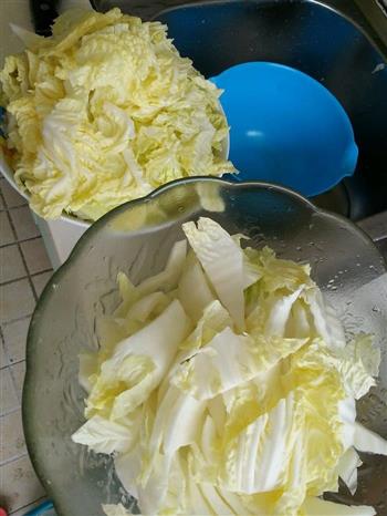 大白菜炖粉条的做法步骤2