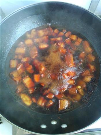 香菇胡萝卜红烧肉的做法图解3