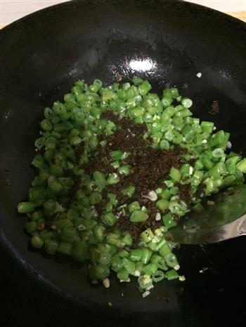 芽菜炒四季豆的做法步骤4