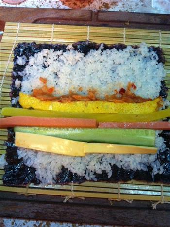 紫菜包饭-芝士肉松口味的做法图解6