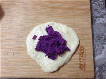 酸奶紫薯花朵面包的做法步骤6