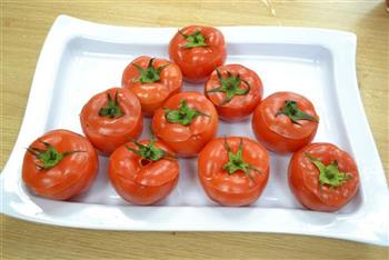 电锅菜-番茄虾仁腰果盅的做法步骤6