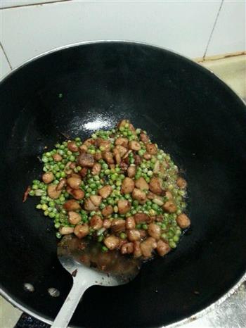 兔肉烧豌豆的做法步骤3