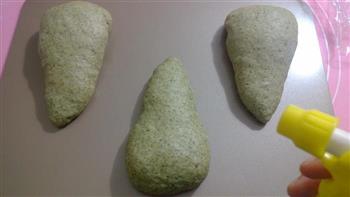 艾草叶形面包的做法图解12