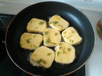 鸡蛋煎玉米馒头的做法步骤3