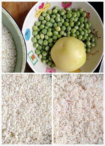 时节-夏至的豌豆排骨糯米饭的做法步骤2