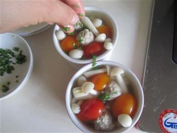 蘑菇番茄肉丸汤的做法图解11