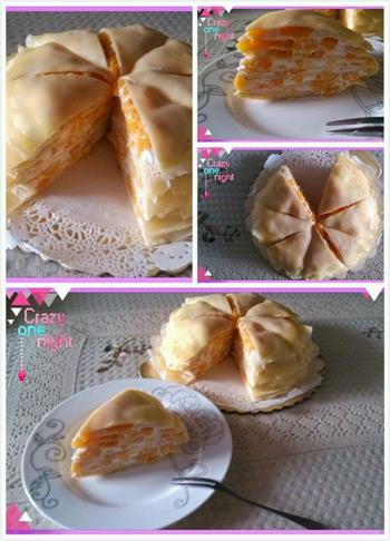 芒果千层蛋糕的做法步骤6
