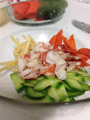 蒸大虾沙拉的做法图解5