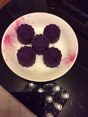 自制紫薯月饼的做法步骤5