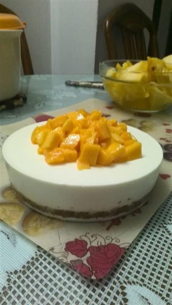 芒果芝士蛋糕的做法步骤8